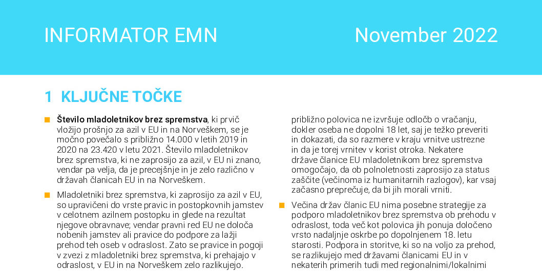 1 EMN Informator o prehodu mladoletnikov brez spremstva v odraslost thumbnail of 1 EMN Informator o prehodu mladoletnikov brez spremstva v odraslost