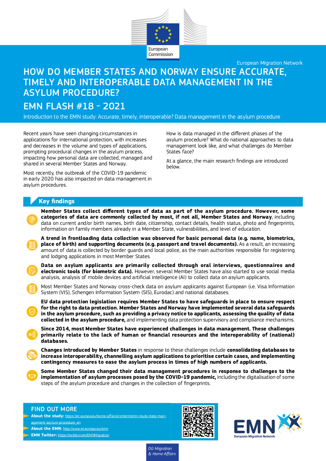 EMN Flash data management in asylum procedure thumbnail of EMN Flash data management in asylum procedure