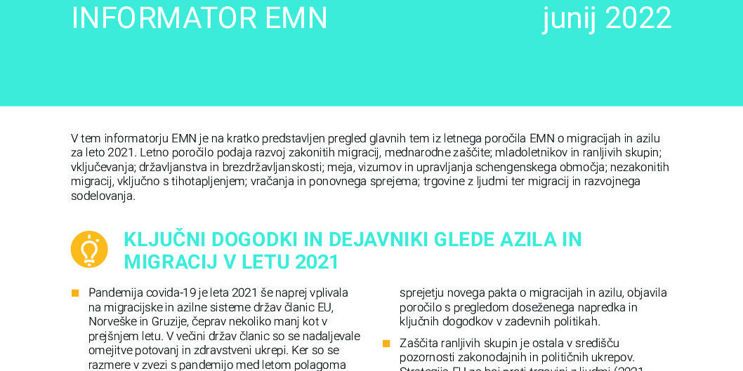 thumbnail of Letno poročilo o migracijah in azilu 2022