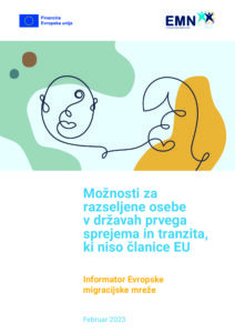 thumbnail of Možnosti za razseljene osebe v državah prvega sprejema in tranzita, ki niso članice EU