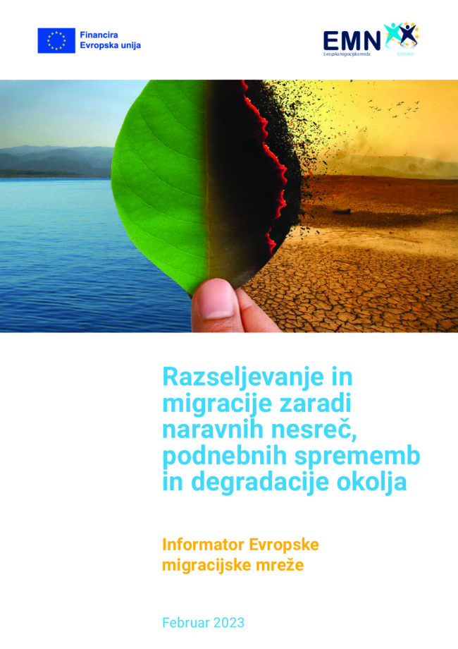 thumbnail of Razseljevanje in migracije zaradi naravnih nesreč, podnebnih sprememb in degradacije okolja